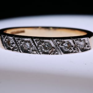 18ct Gold Half Eternity Diamond Ring