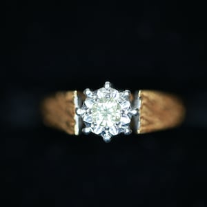 18ct Gold Diamond Solitaire Ring
