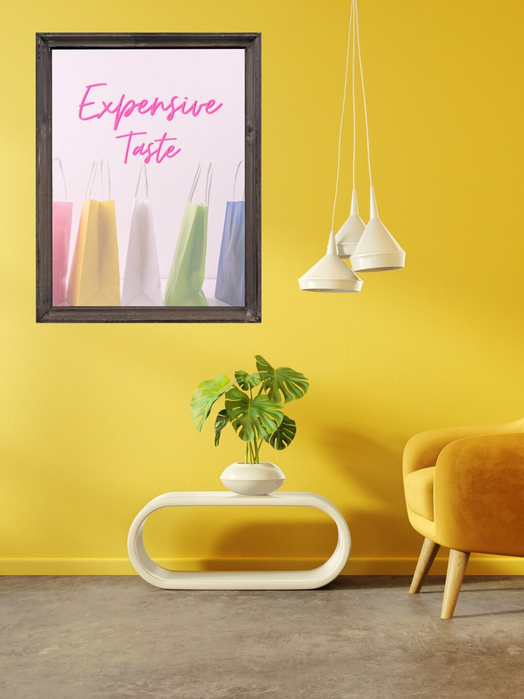 Expensive Taste Wall Art Shopping Wall Decor Fancy Wall Art Etsy