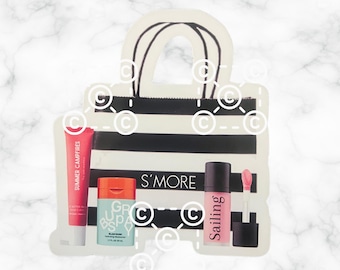 Cartão postal/carta/papelaria do Sleepaway Camp com tema Sephora para pré-adolescentes
