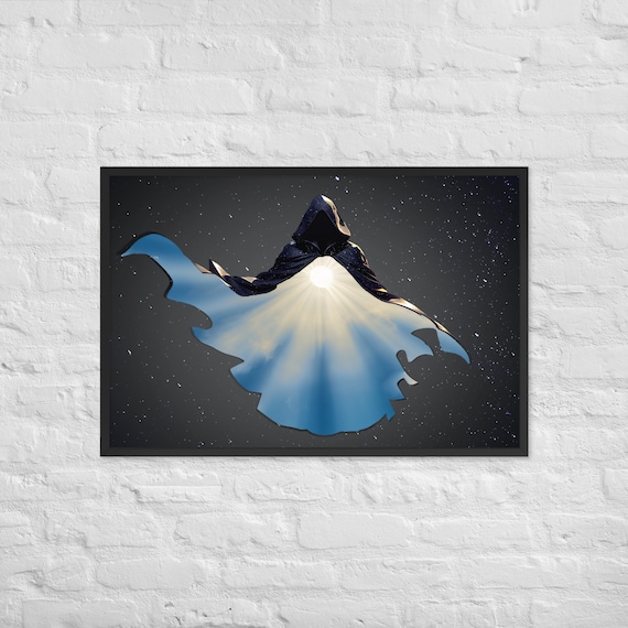 Narafox Jason Asano Soul Crest Framed Poster - He Who Fights With