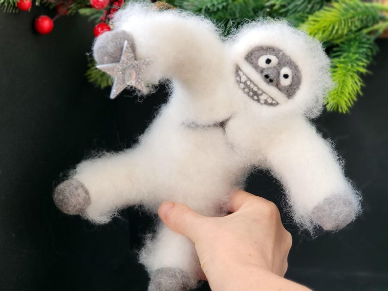 Christmas Tree Topper Yeti Etsy