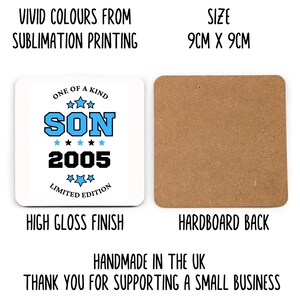 21st Birthday Son Mug, Gift for 21 Year Old Son immagine 6