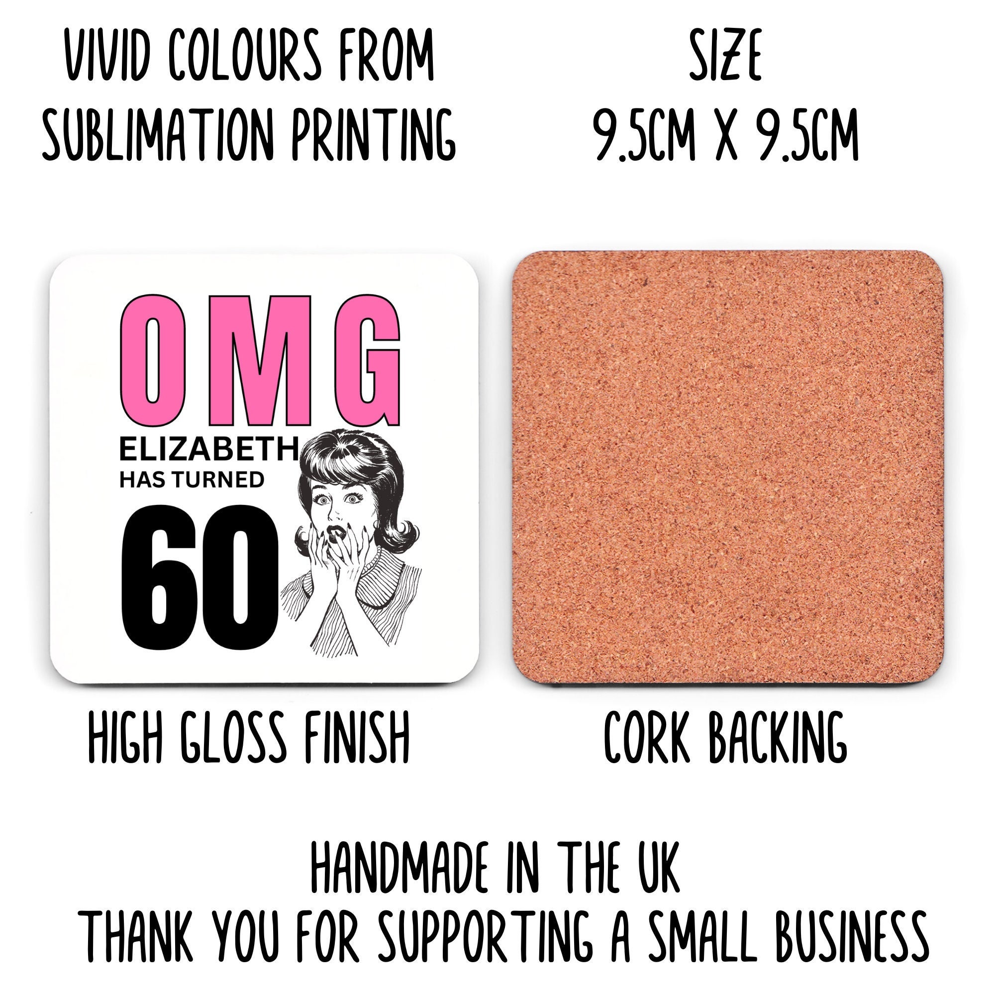 Personalized 60th Birthday Mug for Women, Funny Gift for 60 Year Old ...