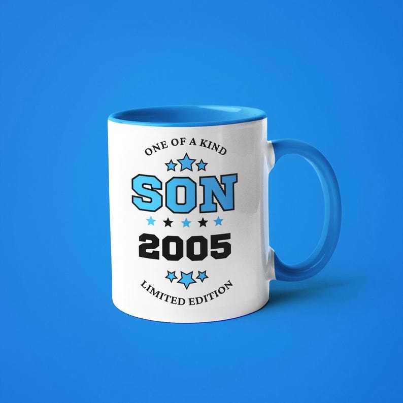 21st Birthday Son Mug, Gift for 21 Year Old Son immagine 3