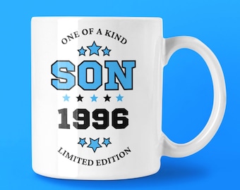 30th Mug for Son, Custom Birthday Gift for 30 year Old
