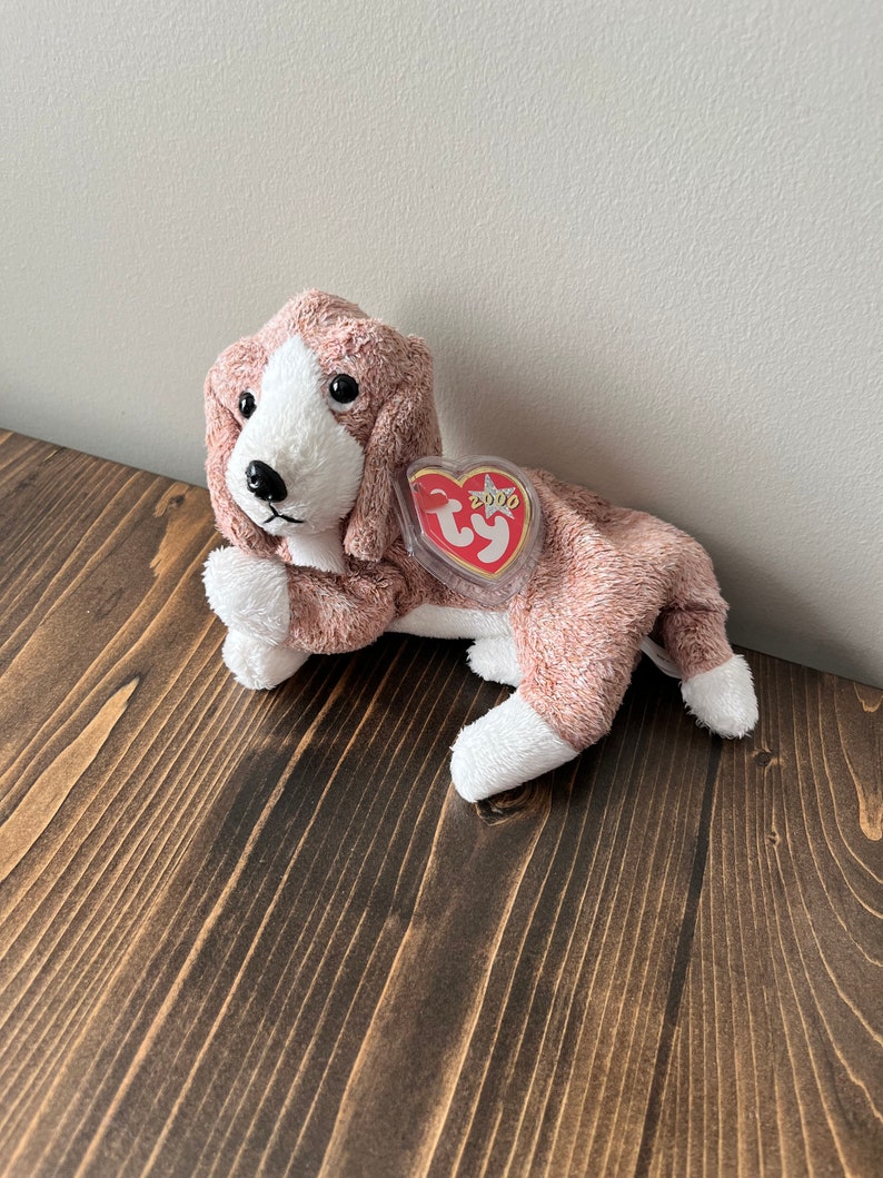 Ty Beanie Baby sniffer the Basset Hound Dog Plush 6.5 Inch Etsy