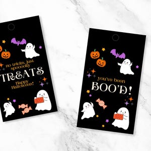 You've Been Boo'd - Halloween gift tags to print at home