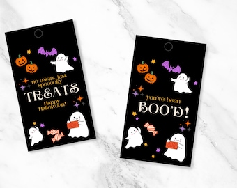 You've Been Boo'd - Halloween gift tags to print at home
