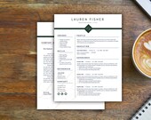 Elegant Resume Template with Cover Letter