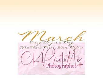 March Calendar Template - 2 Different Styles