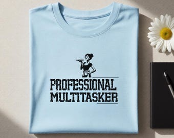 Professionelles Multitasker-Kellner-T-Shirt, Career Serve T-Shirt, Hotellerie-Arbeiter-Shirt, Restaurant-Servier-Geschenk, erfahrene Kellnerin-T-Stück
