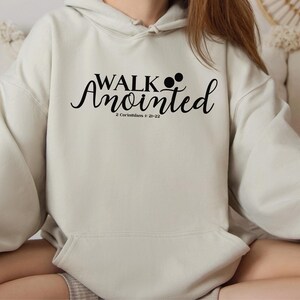 Walk in Faith Christian Hoodie: Inspirational Bible Verse Pullover