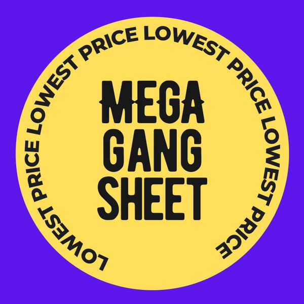 Mega Bulk Gang Sheet, Dtf Transfers Wholesale, Gang Sheet Print, Ready To Press,Ready To Print,Direct To Film,Bulk Printing,Same Day Service