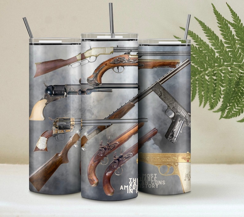 Guns Most Expensive in History Smoke Aesthetic 20oz Skinny Straight