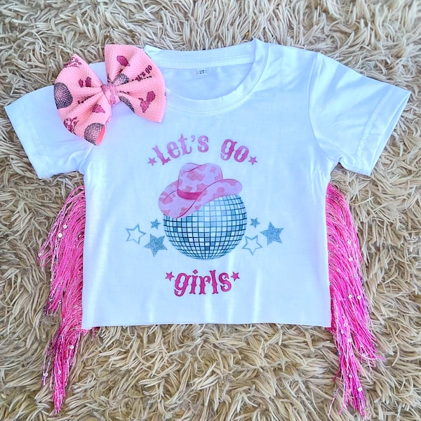 Disco Cowgirl Shirt/Bow/Piggies