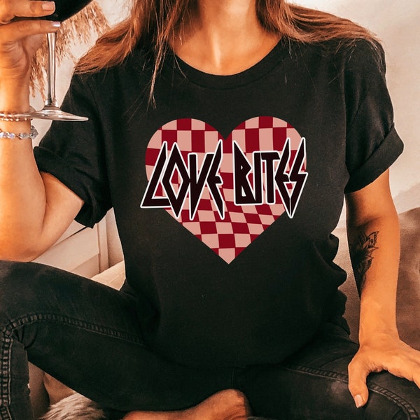 Def Leppard 'Love Bites' Ladies Crop Top - Official Licensed Band Tee, Black Soft Cotton
