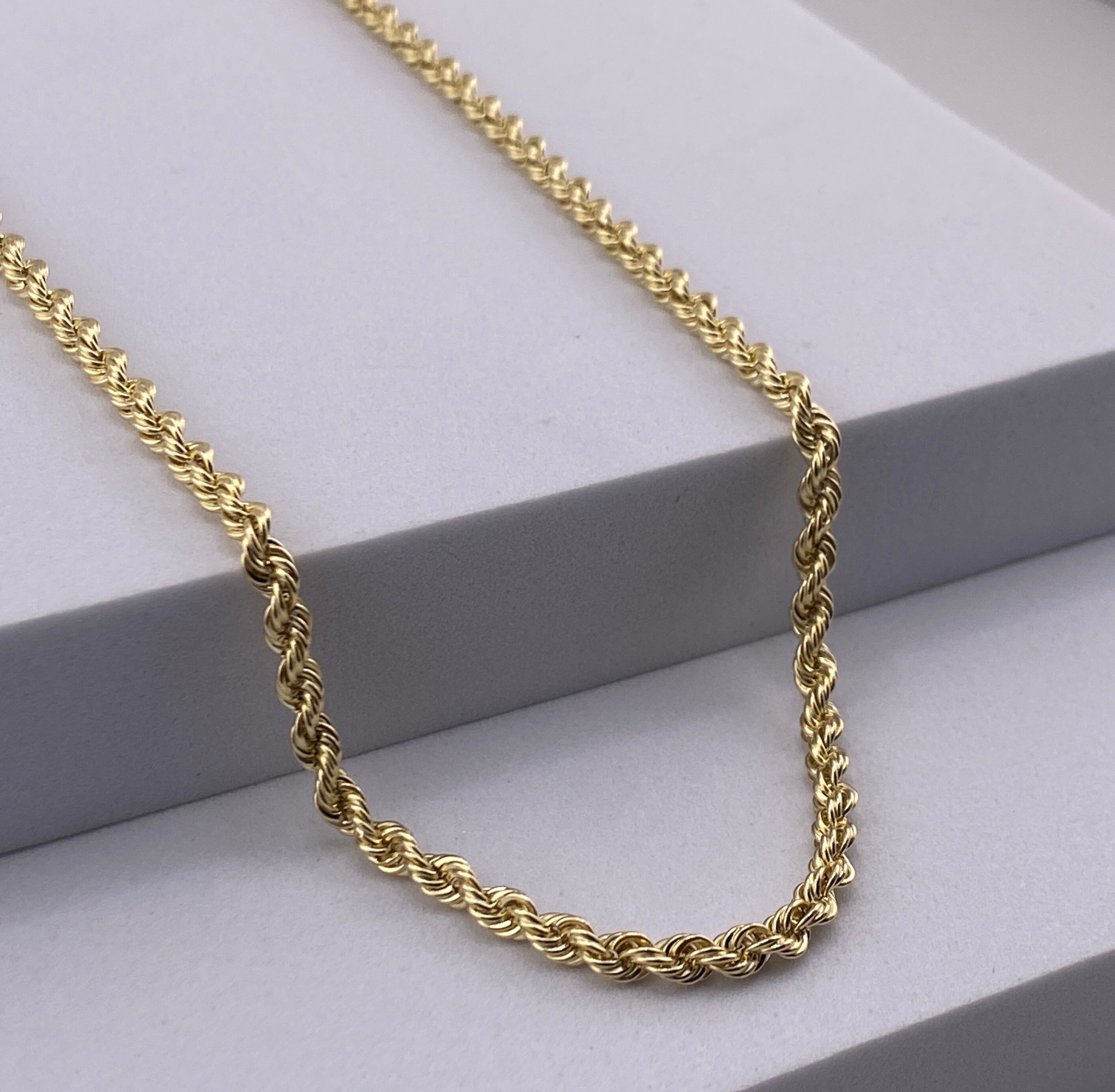 Collane Catena Tubolare Da Uomo In Oro 18 Carati Lunghezza: 50 Cm 40,3g - Foto 9