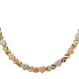 Real 925 Sterling Silver Xoxo Hugs and Kisses Stampato Set