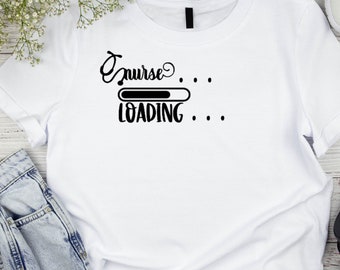 Chemise d’école d’infirmières, étudiante en sciences infirmières, étudiante infirmière, cadeau pour étudiant en soins infirmiers, cadeau pour infirmière, école d’infirmières, future infirmière, chemise d’infirmière