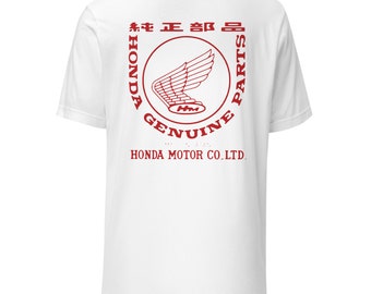 Vintage Honda Motorsports Tee - Retro Graphic T-Shirt for Motorcycle Enthusiasts and Classic Racing Fans