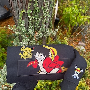 Anime Embroidered Sweatshirt, Embroidered Anime Shirt, Anime Shirt, Embroidered Shirt, Embroidered Hoodie, Anime Tee
