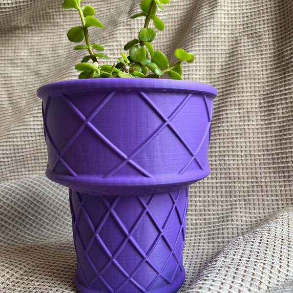 Large Ice Cream Cone Planter Etsy