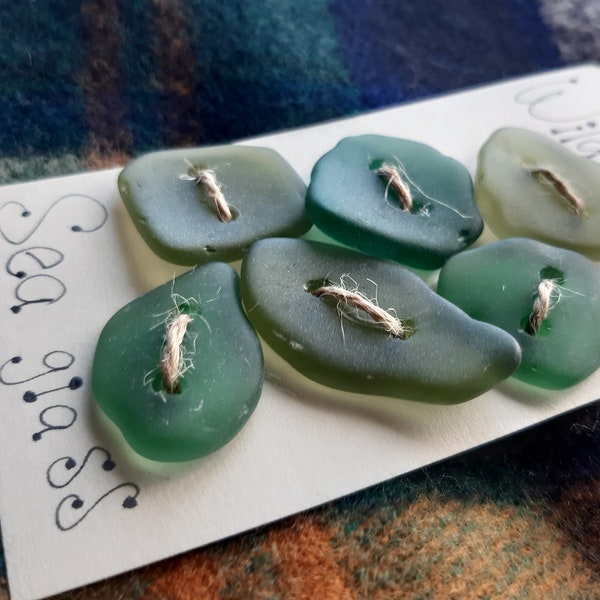 Sea Glass Buttons