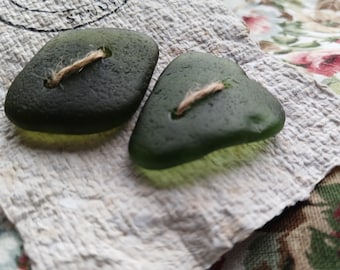 Sea Glass Buttons