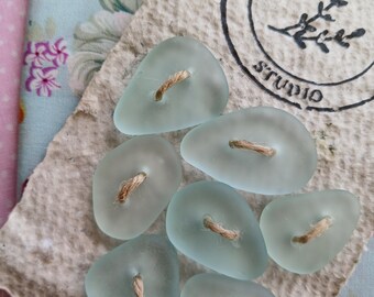 Sea Glass Buttons