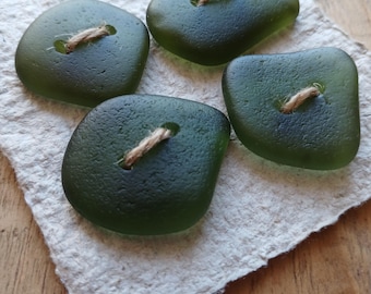 Sea Glass Buttons