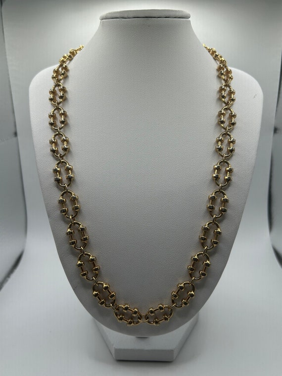 Vintage Avon Gold Tone Link Necklace