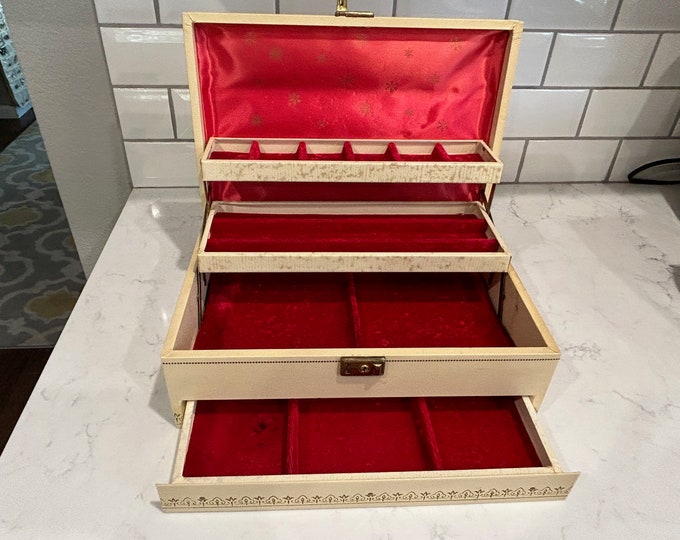Vintage Mele Jewelry Box Etsy