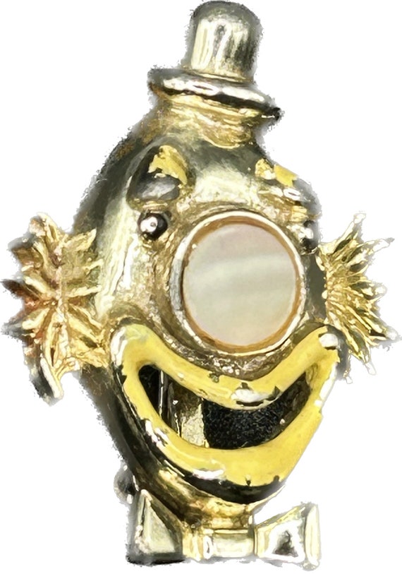 60's Clown Brooch Pin - image 3