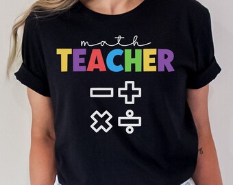 Math Teacher Shirt, Math Teacher Gift, Math Skills Shirt,  Math Shirt, Funny Math Gift, Teacher Shirt, Mom Gift, Daughter Gift