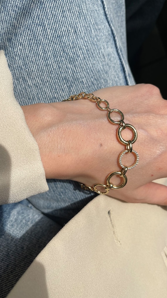 Bayou with love 2024 oval chain bracelet