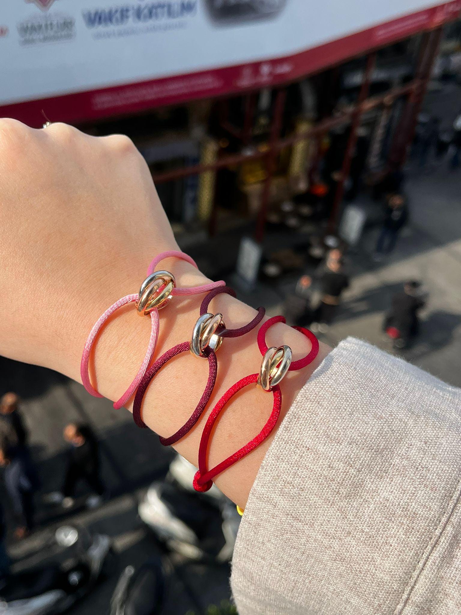 Cartier Trinity Cord Bracelet - Etsy