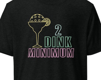PKLme Unisex Triblend Pickleball Tshirt - 2 Dink Minimum