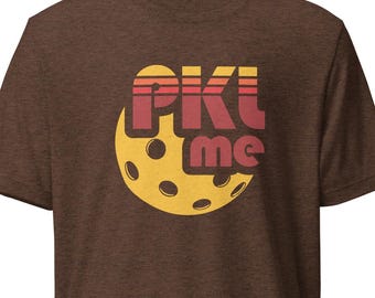 PKLme ユニセックス トライブレンド ピックルボール Tシャツ - レトロヴィンテージ