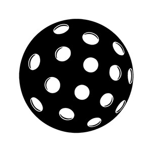 Pickleball Graphic Vector and PNG - Digital downloadable .SVG and .PNG files