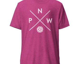 PKLme Unisex Triblend Pickleball Tshirt - PNW Pacific Northwest