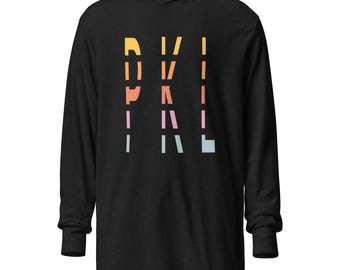 PKLme Unisex Lightweight Triblend Pickleball Warmup Hoodie - Long Sleeve Shirt