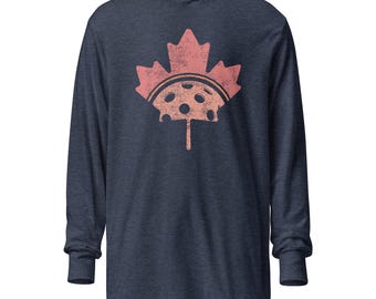 PKLme Unisex Lightweight Triblend Pickleball Warmup Hoodie - Long Sleeve Shirt - Canada