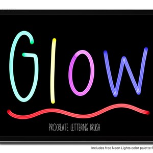 Glow Procreate brush / Instant Download / Procreate