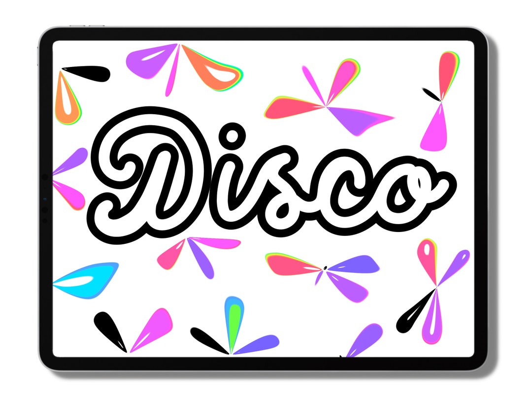 Disco Procreate Brush Set /instant Download / Procreate Etsy