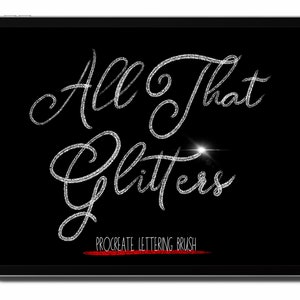 All That Glitters Procreate brush / Instant Download / Procreate