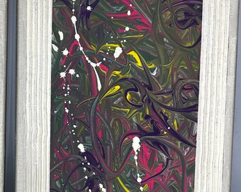 abstract paintings x2