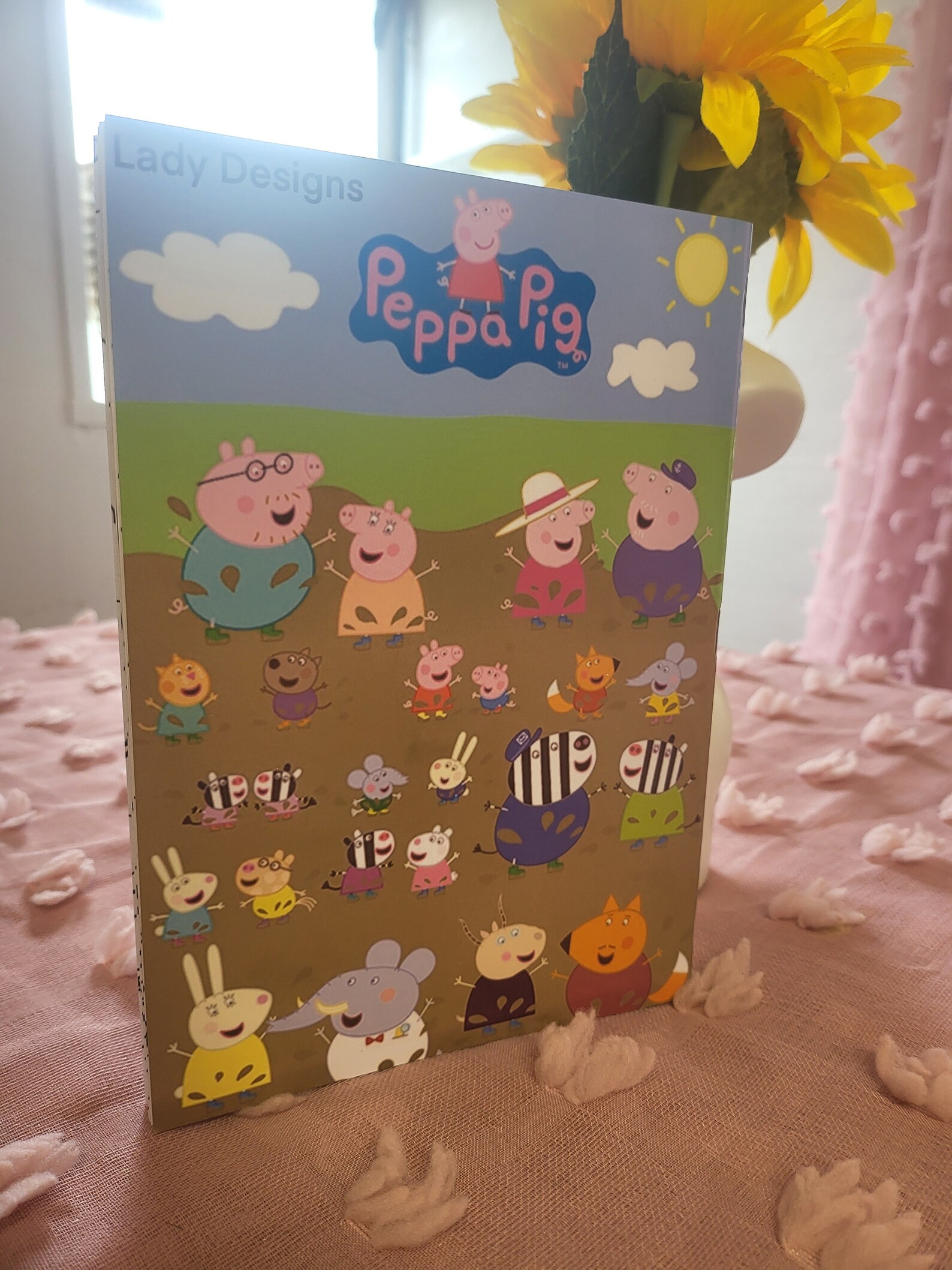 Personalised Peppa Pig Colouring Book, Peppa Pig Colouring Pages ...