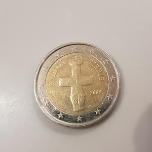 Rare 2 Euro Cyprus Coin 2008