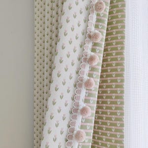 Pom Pom Curtain
Embroidered Curtain
Boho Curtain
Cottagecore Curtain
Kids Room Curtain
cottage curtain
linen look curtain
floral curtain
aesthetic curtain
sheer curtain
window curtain panel
girls room curtain
nursery curtain